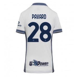 Inter Milan Benjamin Pavard #28 Gostujuci Dres za Ženska 2024-25 Kratak Rukavima